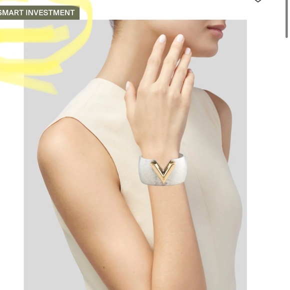 Louis Vuitton V interchange cuff - Picture 11 of 12